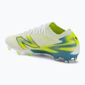 Football boots New Balance Furon Pro V9 FG white/alkaline green 3