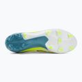Football boots New Balance Furon Pro V9 FG white/alkaline green 4