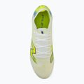 Football boots New Balance Furon Pro V9 FG white/alkaline green 5