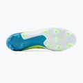 Football boots New Balance Furon Pro V9 FG white/alkaline green 5