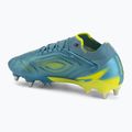 Football boots New Balance Tekela Elite Low V5 SG metallic blue/alkaline green/team navy 3