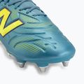 Football boots New Balance Tekela Elite Low V5 SG metallic blue/alkaline green/team navy 7
