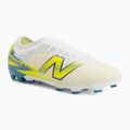 Children's football boots New Balance Furon Team V9 FG white/alkaline green