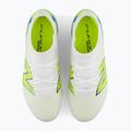 Children's football boots New Balance Furon Team V9 FG white/alkaline green 6