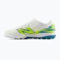 Children's football boots New Balance Furon Team V9 TF white/alkaline green 2