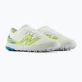 Children's football boots New Balance Furon Team V9 TF white/alkaline green 3