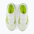 Children's football boots New Balance Furon Team V9 TF white/alkaline green 6