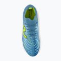 Football boots New Balance Tekela Pro Low V5 FG metallic blue/alkaline green/Team Navy 4