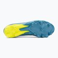 Football boots New Balance Tekela Team Low V5 FG metallic blue/alkaline green/team navy 4