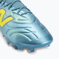 Football boots New Balance Tekela Team Low V5 FG metallic blue/alkaline green/team navy 7
