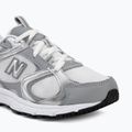 Shoes New Balance 408's V1 lone star grey/bayberry/silver metallic 7