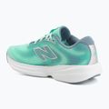 Women's running shoes New Balance 411's V4 bright mint/zinc blue/silver metallic 3
