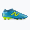 Children's football boots New Balance Tekela Team V5 FG metallic blue/alkaline green 2