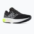 Women's running shoes New Balance Fresh Foam 520's V9 black cement/dark silver metallic/pink salt