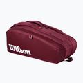 Tennis bag Wilson Defyer Racket Bag 9Pk V1 red