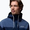 Men's softshell jacket Columbia Challenger II Windbreaker collegiate navy/dark mountain 6