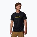 Men's T-shirt Columbia Zero Rules Light Graphic Crew black/scripted peaks