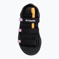Women's sandals Columbia Konos Elevate black/hydrangea 5