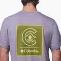 Men's T-shirt Columbia CSC Basic Logo Back Tee shale purple/linework c badge 6