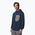 Men's trekking sweatshirt Columbia Tall Heights Hdd Grid Fleece Full Zip collegiate navy/city grey