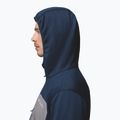 Men's trekking sweatshirt Columbia Tall Heights Hdd Grid Fleece Full Zip collegiate navy/city grey 6