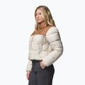 Women's insulated jacket Columbia Puffect III Cropped dark stone/camel brown 5