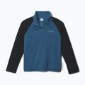 Children's fleece sweatshirt Columbia Glacial Half Zip phoenix blue/black