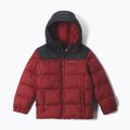 Children's insulated jacket Columbia Puffect Hooded Red Oxide/Black