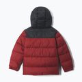 Children's insulated jacket Columbia Puffect Hooded Red Oxide/Black 2