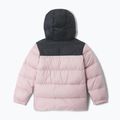 Children's insulated jacket Columbia Puffect Hooded Mineral Pink/Black 2
