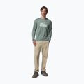 Men's longsleeve Columbia Parsons Point LS Graphic Tee sedona sage heather framed peakscape 2