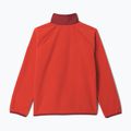 Children's fleece sweatshirt Columbia Fast Trek V Full Zip super sonic/red oxide 2