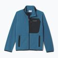 Children's fleece sweatshirt Columbia Fast Trek V Full Zip phoenix blue/black