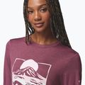 Women's longsleeve Columbia Parsons Point LS Graphic Tee antique mauve heather/all terrain 5