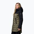 Women's down coat Columbia Mountain Croo III Mid Down stone green/black 4