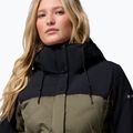 Women's down coat Columbia Mountain Croo III Mid Down stone green/black 6