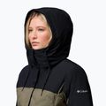 Women's down coat Columbia Mountain Croo III Mid Down stone green/black 7