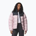 Women's insulated jacket Columbia Puffect III Full Zip mineral pink/black 4