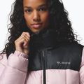 Women's insulated jacket Columbia Puffect III Full Zip mineral pink/black 6