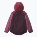 Children's rain jacket Columbia Rainy Trails III Fleece Lined moonvista/rich wine/antique mauve 2