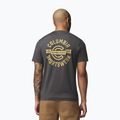 Men's T-shirt Columbia Parsons Point SS Back Graphic Tee black heather blocky banner button 3
