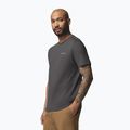 Men's T-shirt Columbia Parsons Point SS Back Graphic Tee black heather blocky banner button 4