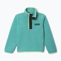 Children's fleece sweatshirt Columbia Halvetia II Half Snap Fleece teal/black