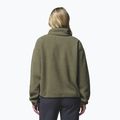 Women's fleece sweatshirt Columbia Helvetia II Cropped Half Snap Fleece stone green/safari 3