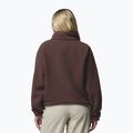 Women's fleece sweatshirt Columbia Helvetia II Cropped Half Snap Fleece tobacco 3