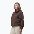 Women's fleece sweatshirt Columbia Helvetia II Cropped Half Snap Fleece tobacco 4