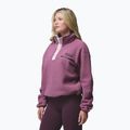 Women's fleece sweatshirt Columbia Helvetia II Cropped Half Snap Fleece antique mauve/mineral pink 4