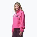 Women's fleece sweatshirt Columbia Helvetia II Cropped Half Snap Fleece nico/dark stone 4