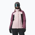 Women's ski jacket Columbia Snowy Summit Ins mineral pink/black/antique mauve x dye