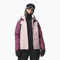 Women's ski jacket Columbia Snowy Summit Ins mineral pink/black/antique mauve x dye 4